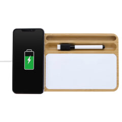 Bamboo 10W Wireless Charging Base with Dry Erase Board - HyperFocal 0