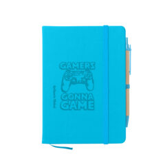 Journal Notebook with Sticky Notes and Flags - 65024_BLL_Deboss