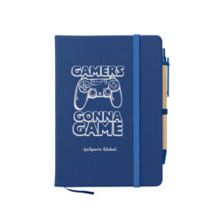 Journal Notebook with Sticky Notes and Flags - 65024_BLU_Silkscreen 1