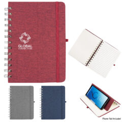 rPET Notebook with Phone Holder - 65028_group