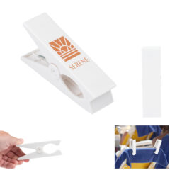Towel Chair Clip - 8090_WHT_Silkscreen