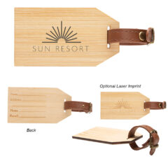 Outbound Bamboo Luggage Tag - 9753_group