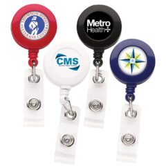 Opaque “Better” Round Badge Reel - BH1_GROUP_DECORATED