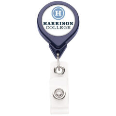 Opaque “Best” Round Badge Reel - BH3_BL_DECORATED