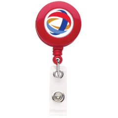 Opaque “Good” Round Badge Reel - BH7_RD_DECORATED