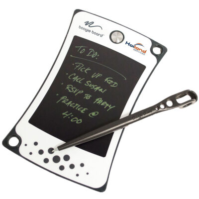 Boogie Boardreg- Jot Pocket Writing Tablet_Angle With Stylus