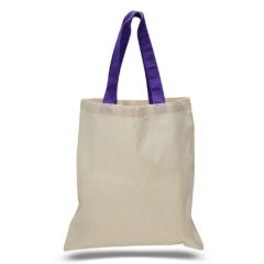 Economical Tote Bag - Economical Tote Bag_Natural-Purple