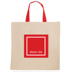 Tote Bag with Contrasting Web Handles