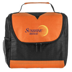 Center Divider Lunch Bag – 6 cans - orange