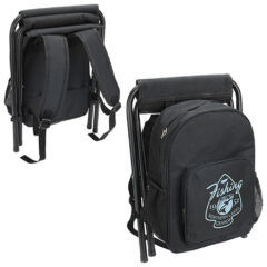 Fieldcrest Cooler Backpack with Folding Stool - wba-fc23