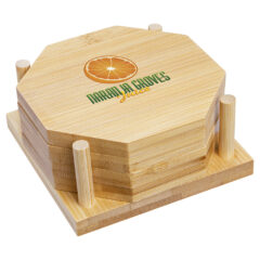 Bamboo 4-Piece Coaster Set - wka-bc23