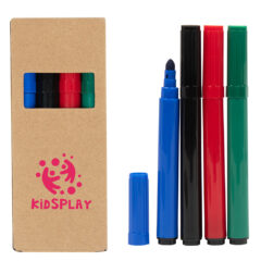 Washable Marker Set – 4 pieces - 11187_NAT_Silkscreen