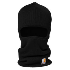 Carhartt® Knit Insulated Face Mask - 11977-Black-5-CT104485BlackFlatFront-1200W
