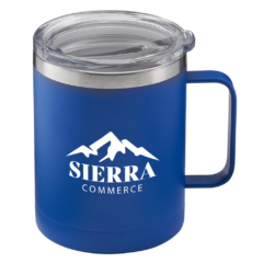 Powder Coated Stainless Steel Camping Mug – 14 oz - 1638480611_4759_Blue_Angle