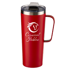 Everest Powder Coated Stainless Steel Mug – 28 oz - 1677015449_4772_red_A