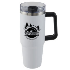 Vancouver Stainless Steel Mug – 30 oz - 1691611012_4743_Matte_White_A