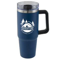 Vancouver Stainless Steel Mug – 30 oz - 1691611047_4743_Matte_Navy_A
