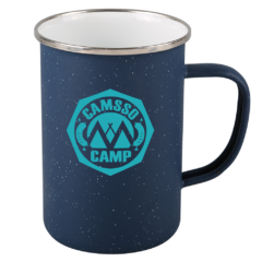 Speckle-It™ Enamel Camping Mug – 20 oz - 1697556139_4707_Matte_Navy_angle