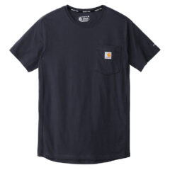 Carhartt Force® Short Sleeve Pocket T-Shirt - 23375-Navy-5-CT104616NavyFlatFront-1200W