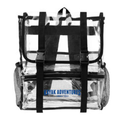 Clear Buckle Backpack - 35105_CLRBLK_Silkscreen