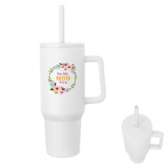 Jackson Intrepid Stainless Steel Tumbler with Full Color Imprint – 40 oz - 550075_WHT_Megabrite