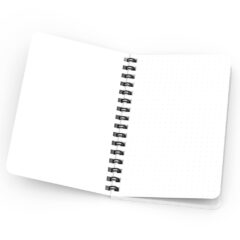 Powerstick Acorn Side Bound Notebook - 94070_WHT_Open