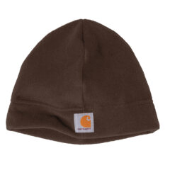 Carhartt® Fleece Hat - 9595-Darkbrown-1-CTA207DarkbrownFlatFront-1200W