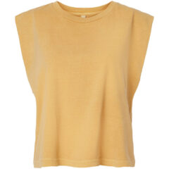 American Apparel Garment-Dyed Women’s Heavyweight Muscle Tee - American_Apparel_307GD_Faded_Mustard_Front_High