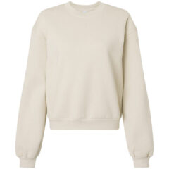 American Apparel ReFlex Women’s Fleece Crewneck Sweatshirt - American_Apparel_RF494_Bone_Front_High