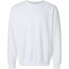 American Apparel Unisex ReFlex Fleece Crewneck Sweatshirt - American_Apparel_RF496_White_Front_High