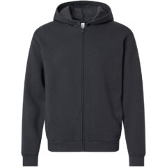 American Apparel ReFlex Fleece Unisex Full-Zip Hoodie - American_Apparel_RF497_Black_Front_High