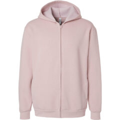 American Apparel ReFlex Fleece Unisex Full-Zip Hoodie - American_Apparel_RF497_Blush_Front_High