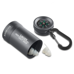 Dri Duck Storage COB Flashlight with Earplugs and Compass - Dri Duck Storage COB Flashlight with Earplugs and Compass 8211 earbuds-compass