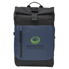 Econscious Grove Rolltop Travel Laptop Backpack - Econscious Grove Rolltop Travel Laptop Backpack 8211 Pacific
