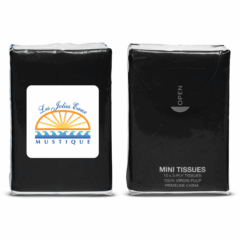 Mini Tissue Packet - Mini Tissue Packet 8211 Black