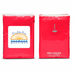 Mini Tissue Packet - Mini Tissue Packet 8211 Red
