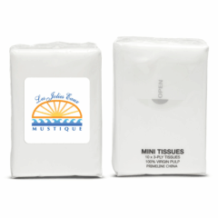 Mini Tissue Packet - Mini Tissue Packet 8211 White