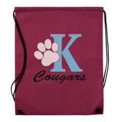 Non-Woven Drawstring Backpack - Non-Woven Drawstring Backpack 8211 Burgundy