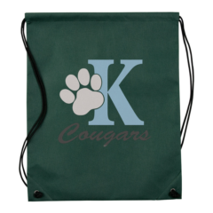 Non-Woven Drawstring Backpack - Non-Woven Drawstring Backpack 8211 Hunter Green