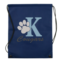 Non-Woven Drawstring Backpack - Non-Woven Drawstring Backpack 8211 Navy Blue