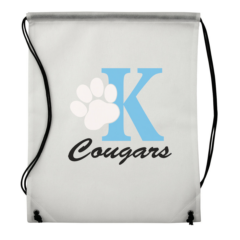 Non-Woven Drawstring Backpack - Non-Woven Drawstring Backpack 8211 White