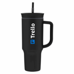 Owala® Vacuum Tumbler with Straw – 40 oz - Owala Vacuum Tumbler with Straw 8211 40 oz 8211 Very Very Dark