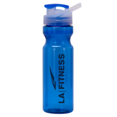 Fitness Bottle with Guzzler Lid – 28 oz - blue