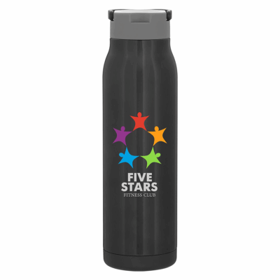 h2go flex Double Wall Stainless Steel Thermal Bottle 8211 32 oz 8211 black