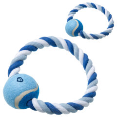 Circlet Rope Ring and Ball Pet Toy - who-cr22