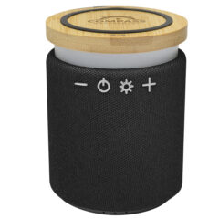 Ultra Sound Speaker and Wireless Charger - 256002_BLK_Laser