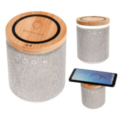 Ultra Sound Speaker and Wireless Charger - 25600_GRA_Laser