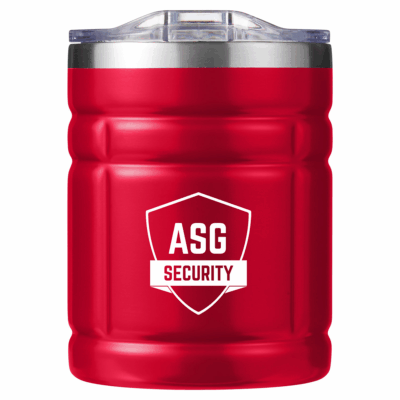 Campfire Grid Tumbler 8211 12 oz 8211 Red