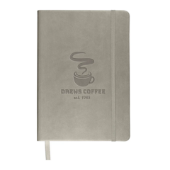 Leeman Tuscany™ Hardcover Journal Notebook – 5.75″ x 8.25″ - Leeman Tuscany Hardcover Journal Notebook 8211 575 x 825 8211 Grey