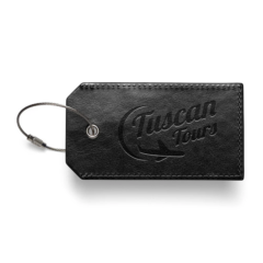 Leeman Venezia™ Sightseer Luggage Tag - Leeman Venezia Sightseer Luggage Tag 8211 Black